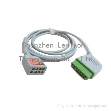 niohen kohden 12pin 3 lead trunk cable